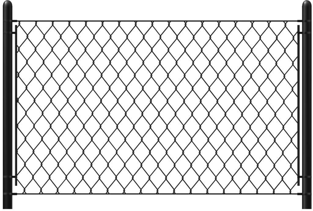 Black Vinyl Chain Link Fence